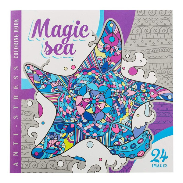 Розмальовка антистрес Magic sea 0699-19187