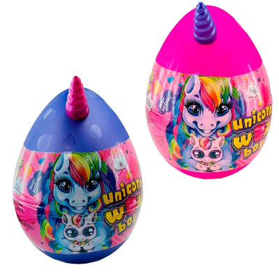 Набір для творчості Danko Toys "Unicorn WOW Box" яйце UWB-01-01U