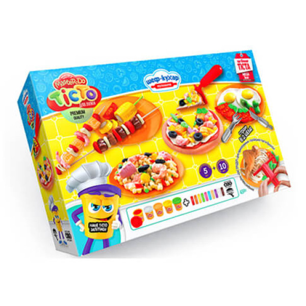 Тiсто для лiпки Danko Toys "Master Do" ШЕФ-КУХАР Піцца велика TMD-09-01U