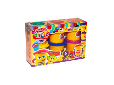 Набір для ліплення Danko Toys Master Do 6 банок по 50 г TMDB-01-01U