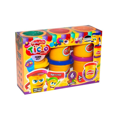 Набір для ліплення Danko Toys Master Do 6 банок по 50 г TMDB-01-01U