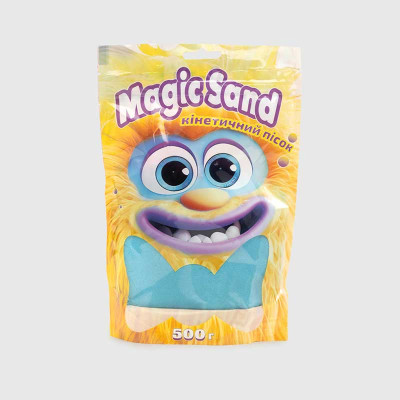 Magic sand в пакеті 39403-3 блакитний, 0,500 кг 39403-3