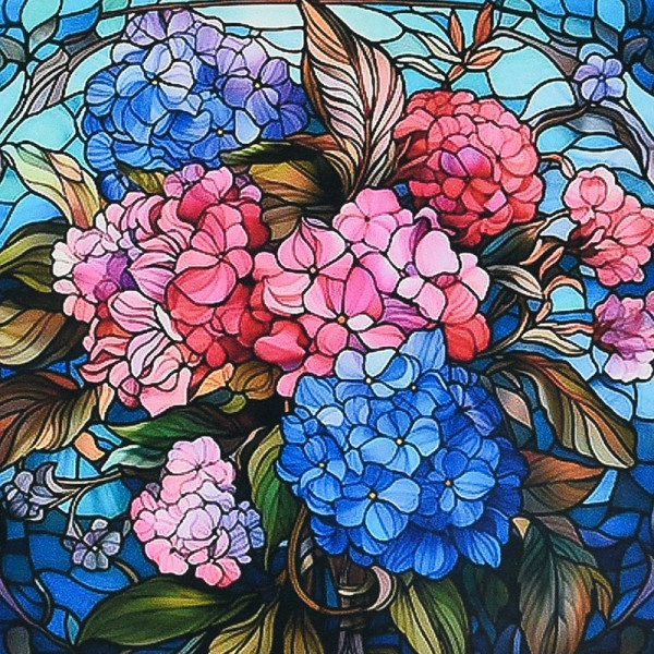 Алмазна картина Strateg Квіткова палітра 30х30 см DEEX16292 Алмазна картина Strateg Квіткова палітра 30х30 см DEEX16292