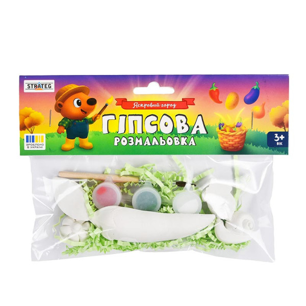 Гіпсова розмальовка Strateg Яскравий город 31060 Гіпсова розмальовка Strateg Яскравий город 31060