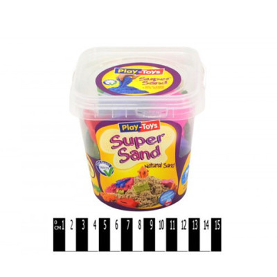 Кінетичний пісок з інструментами Play-toys 500 г P-T 4362