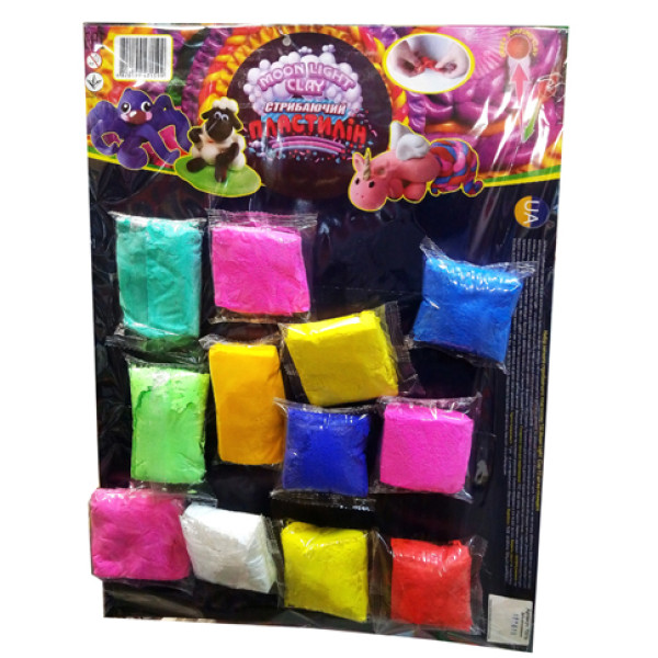Набір легкого пластиліну що стрибає 15 г 70016 Набір легкого пластиліну що стрибає 15 г 70016