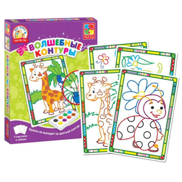 Набір для творчості Чарівні контури VT4402-18 Набір для творчості Чарівні контури VT4402-18