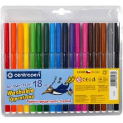 Фломастер "CENTROPEN" (18 кольорів) 7790/18