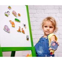 Набір магнітів Vladi Toys Мій світ Зоопарк 12 магнітів VT3106-10