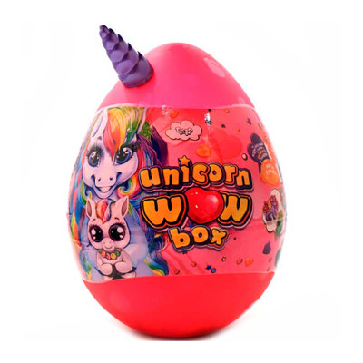 Ігровий набір яйце Danko Toys Unicorn WOW Box укр UWB-01-01U