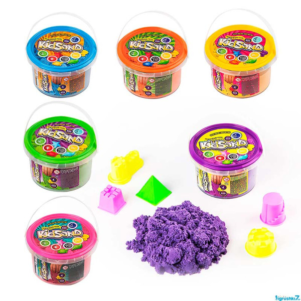 Кінетичний пісок Danko Toys "KidSand" 500 г KS-01-02 Кінетичний пісок Danko Toys "KidSand" 500 г KS-01-02