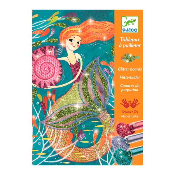 DJECO Художній комплект малювання блискітками "Сяючі русалки" DJ09507 DJ09507 DJECO Художній комплект малювання блискітками "Сяючі русалки" DJ09507 DJ09507