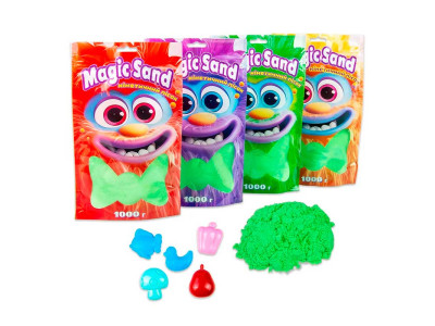 Magic sand в пакеті блакитний 1 кг 39404-3