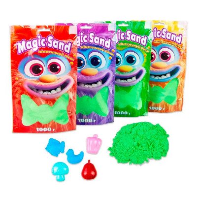 Magic sand в пакеті блакитний 1 кг 39404-3