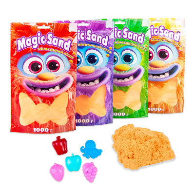Magic sand в пакеті помаранчевий 1 кг 39404-7