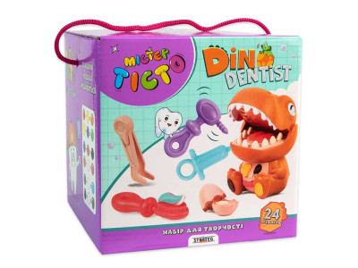 Набір для творчості Містер тісто Dino Dentist Strateg 41020 Набір для творчості Містер тісто Dino Dentist Strateg 41020