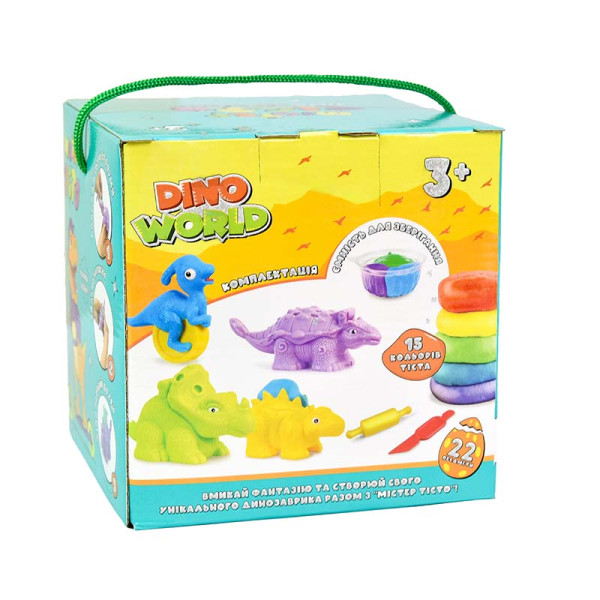 Набір для творчості Містер тісто Dino World Strateg 41012 Набір для творчості Містер тісто Dino World Strateg 41012