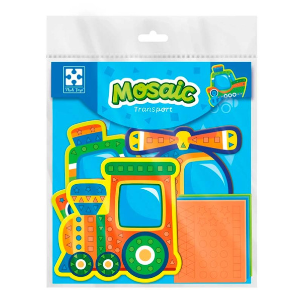 Набір для творчості Vladi Toys мяка мозаїка "Транспорт" VT4511-10