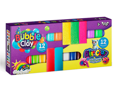 Повітряний пластилін DankoToys "Air Clay+Bubble Clay" різнобарвний ARBB-02-01U Повітряний пластилін DankoToys "Air Clay+Bubble Clay" різнобарвний ARBB-02-01U