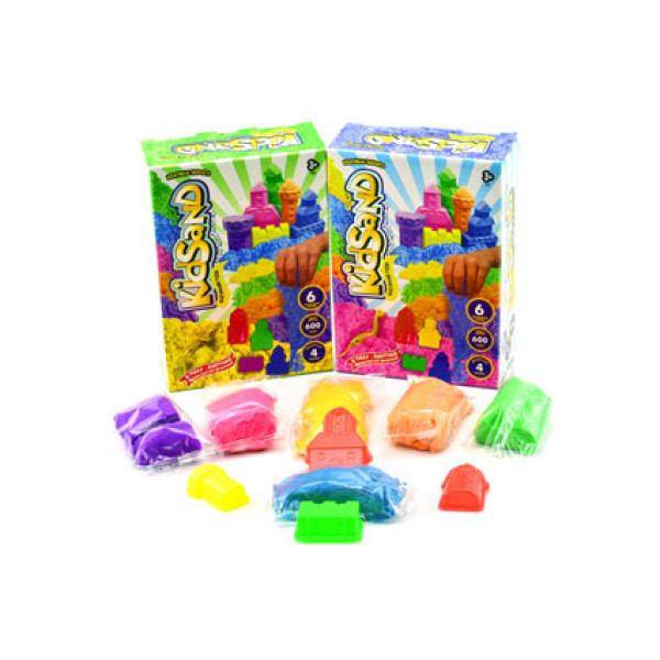 Кінетичний пісок Danko Toys "KidSand" 600 г KS-04-04U05U06U...09U