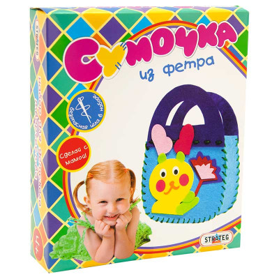 Сумочка з фетру Ведмедик 123
