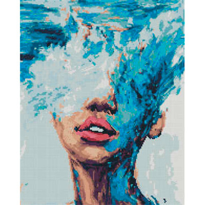 Алмазна картина Очищення водою Strateg 40х50 см L-064 Алмазна картина Очищення водою Strateg 40х50 см L-064