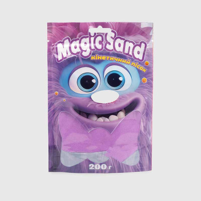Magic sand в пакеті 39401-4 фіолетовий, 0,200 кг 39401-4