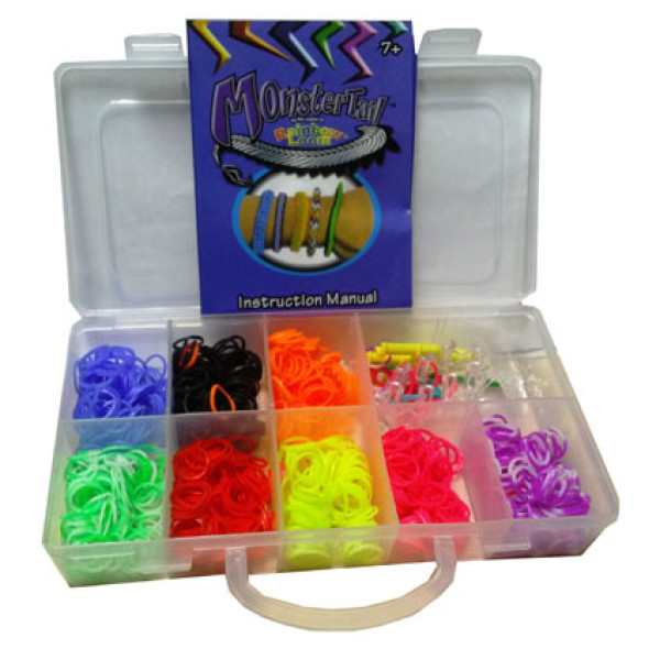 Набір гумок MONSTER TAIL (райдужні кольори)