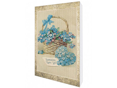 Декупаж на полотні "З любовю" 20x40 см 94604