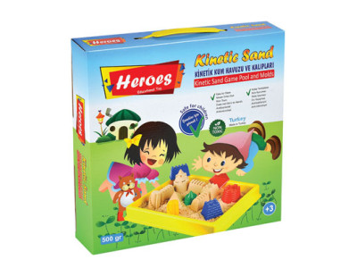 Кінетичний пісок Heroes Heroes Неймовірне будівництво KUM-005 Кінетичний пісок Heroes Heroes Неймовірне будівництво KUM-005