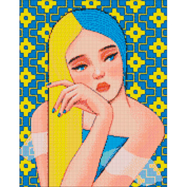 Алмазна мозаїка "Непохитна @mosyakart" Ідейка AMO7243 40х50 см AMO7243