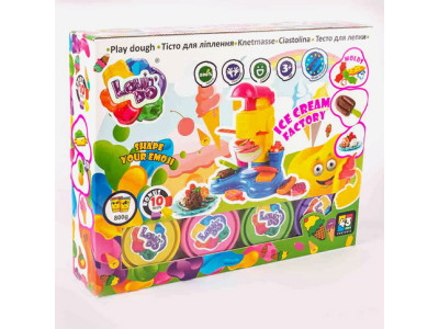 Великий набір із тістом для ліплення "Фабрика морозива" (блістери відерце 11016