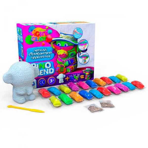 Набір легкого стрибаючого пластиліну TM Moon light clay Pino Friend Коррі 70059 Набір легкого стрибаючого пластиліну TM Moon light clay Pino Friend Коррі 70059