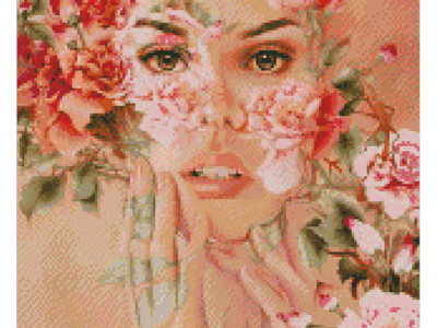 Алмазна мозаїка Надихаюча ніжність 40*40 АМ 1004 Алмазна мозаїка Надихаюча ніжність 40*40 АМ 1004