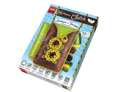 Вишивка стрічками My Phone Clutch Соняшники DankoToys 5581 04
