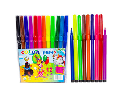 Фломастер 12 кольорів "Мультики" 106931 Фломастер 12 кольорів "Мультики" 106931