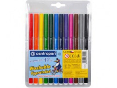 Фломастер "CENTROPEN" 12 кольорів 7790/12