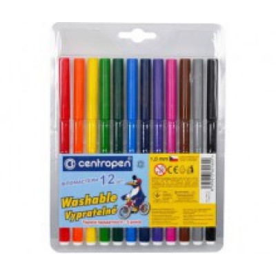 Фломастер "CENTROPEN" 12 кольорів 7790/12