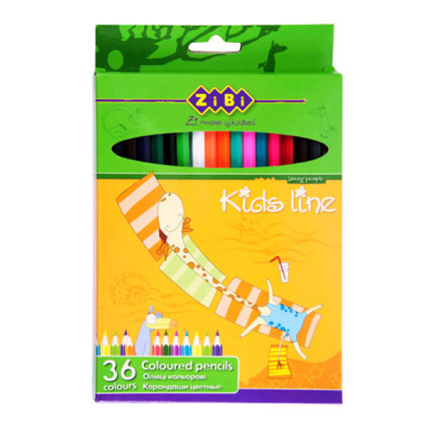 Кольорові олівці "STANDARD" ZB.2404 Кольорові олівці "STANDARD" ZB.2404