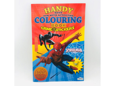 Мегарозмальовка "Спайдермен" 100 наліпок рос. DSM2301