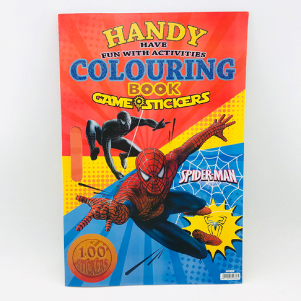 Мегарозмальовка "Спайдермен" 100 наліпок рос. DSM2301