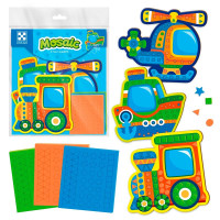 Набір для творчості Vladi Toys м'яка мозаїка "Транспорт" VT4511-10