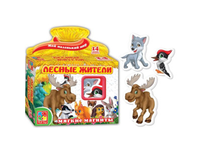 Магніти м'які "Лісові мешканці" VT3101-04 Магніти м'які "Лісові мешканці" VT3101-04