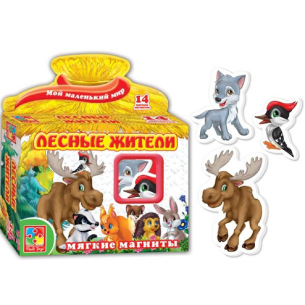 Магніти м'які "Лісові мешканці" VT3101-04 Магніти м'які "Лісові мешканці" VT3101-04