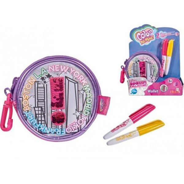 Сумочка-гаманець "Колор Мі Майн. Хамелеон" 2 маркери 9 см 6+ 6374261 Сумочка-гаманець "Колор Мі Майн. Хамелеон" 2 маркери 9 см 6+ 6374261