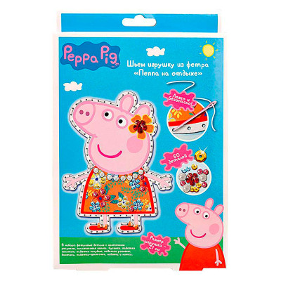 Шиємо іграшку з фетру"Пеппа на відпочинку"ТМ "Peppa Pig" 31092