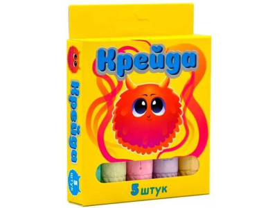 Крейда Куля - 5 штук Strateg різнокольорова 50117