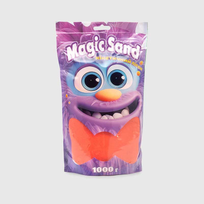 Magic sand в пакеті 39404-6 червоний 1 кг 39404-6
