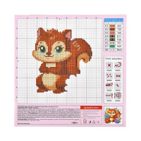 Набір для творчості вишивка хрестиком Білченя Strateg розміром 20х20 см AX-203 Набір для творчості вишивка хрестиком Білченя Strateg розміром 20х20 см AX-203