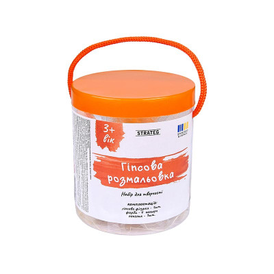 Набір для творчості Strateg Гіпсова розмальовка. Котик 30943